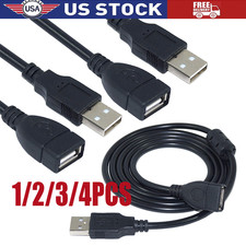 High-Speed USB to USB Extension Cable USB 2.0 Adapter Extender Cord Male/Female picture