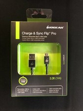 GAMU01 IOGEAR Charge and Sync Flip Pro, Reversible USB to Reversible Micro USB picture