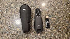 Logitech R400 Wireless Presenter Presentation Remote Laser Pointer - Good picture