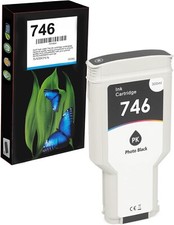 746 Photo Black 300-ml Ink Cartridges(P2V80A) Ink Cartridge Z6/Z9+ Plotter - NEW picture