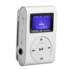 MP3 Player, LCD Screen Display Music Player, Mini Digital BackClip Player with picture