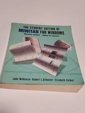 THE STUDENT EDITION OF MINITAB For WINDOWS Statistical Software 3.5 Floppy Book picture