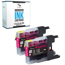 2PK Compatible CMYi LC75M Ink Cartridges fits Brother MFC-J6910DW J825DW J835DW picture