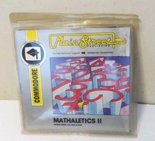 VINTAGE COMMODORE RARE MATHALETICS II GAME BY MAIN STREET C - 64 128 picture
