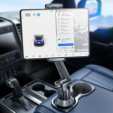 Tablet Car Mount for 6 to 12.9 Inch Devices Adjustable Cup Holder Holder picture