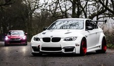 Cars bmw e92 m3 white front Desk Mat Stitched picture