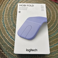 Logitech Mobi Fold Ultra-Portable Wireless Mouse - Lilac - 910-007615 picture