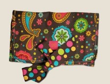 Thirty-One Tri Fold Tablet Organizer iPad Ereader Kindle Vinyl Coated Fabric EUC picture