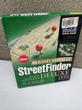 Rand McNally TripMaker StreetFinder 1998 PC CD-ROM NEW Sealed In Box picture