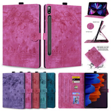 Flip Case Leather Cover For Samsung Galaxy A7 A8 10.5 S7 S8 11 12.4 14.6