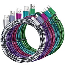 QQLIKE USB Type c Cable, us-0 / asia size s, White, Green, Blue, Pink, Purple picture
