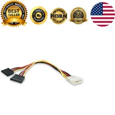 StarTech 12in LP4 to Dual SATA Power Splitter - Lifetime  Included picture