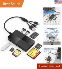 Memory Stick pro Duo Adapter Reader - 8 in 1 SD/TF/MS/CF/XD Card Reader for i... picture