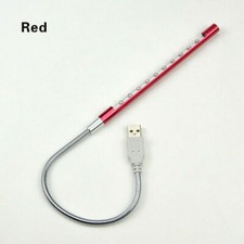 Keyboard Night Light Flexible Lamp 10 LED USB For Reading Notebook PC Laptop 1* picture