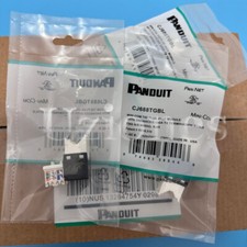 50X For Panduit CJ688TGBL Giga TX Cat6 Mini-Com RJ45 Network Jack Module Black picture