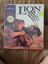 Lion: A Wildlife Simulation PC CD Win95 Unopened 1995 picture