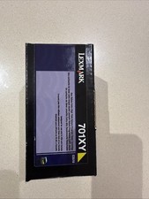 Lexmark 701XY One Yellow Extra High Yield Return Program Toner Catridge~Sealed picture