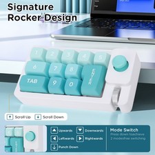Wired Mechanical Number Pad Type C Hot Swappable Numpad Keyboard With 12 RG DVSR picture