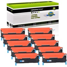 10PK CLT-C406S Cyan Toner Fits For Samsung CLP-360 362 363 364 365 365W 367W 368 picture