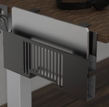 Vertical Side-Mount Laptop Holder Bracket for Desk Storage -fits: Dell/Acer/A... picture