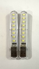 2 Pieces /8/ LED Mini LED Portable USB Lighting Computer Mobile Power Lamp Night picture