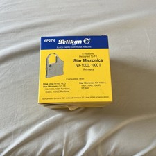 Pelikan 6P279 Printer Cartridge Ribbons, fits Star Micronics NX-2400, 2420, NOS picture