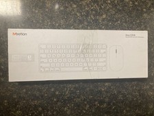 Meetion iKey C210 Slim Wireless Bluetooth Keyboard & Mouse Combo White English picture