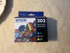 Epson 202 Color Ink Cartridge Magenta Yellow Cyan Exp. 12/2026 picture