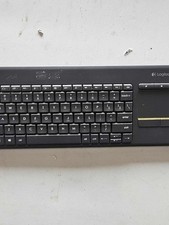 Logitech Media K400 Plus Wireless Touch Keyboard Built-in Touchpad Black Sealed picture