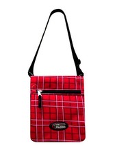 Tablet Carry Case Messenger Sling Bag RED  Fully Padded  Ipad Purse picture