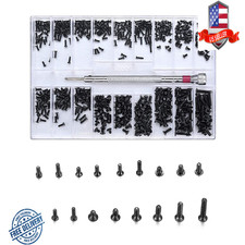 500 Pcs Small Replacement Screws, M1.2/M1.4/M2.0 Black Tiny Micro Laptop picture