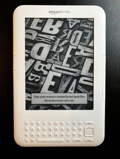 USED Amazon Kindle Keyboard 4GB, Wi-FI + 3G, 6in eBook Reader - White picture