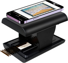 Mobile Film Scanner, 35Mm Slide and Negative Scanner for Old Slides to Black picture
