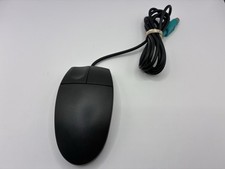 Logitech Wired PS/2 Mechanical Roller Ball 2-Button Mouse M-S34 Black VTG EUC picture