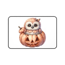 Autumn Owl Desk Mat AOP Cute Fall Bird Owl Mouse Pad Gift Her picture