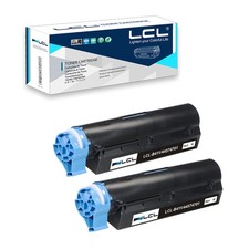 LCL Compatible Toner Cartridge for OKI B411 B431 MB491 MB461 MB471 2-Pack Black picture