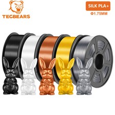 TECBEARS 5KG Silk PLA+ Filament 1.75mm Shiny Silk 3D Printer Low Warping Neatly picture