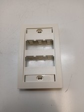 PANDUIT CFPE6IWY 6-Port Mini-Com Faceplate Executive Series Off-White picture