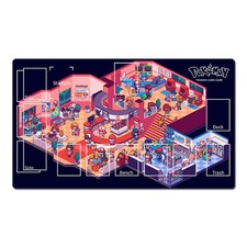 Pokemon Center Table Playmat TCG CCG Play Pad Trading Card Game Mat Mousepad picture