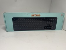 onn. Wireless Silent Keyboard 106 Keys Full Size USB Receiver New Sealed picture