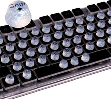 Raised Keyboard Stickers for Long Nails, Bling Keyboard Bubbles for Women with L picture