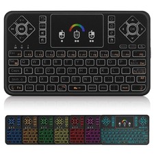 Q9 Mini Wireless Keyboard Touchpad Backlit For PC Windows 7/8/10 Pi 4 picture