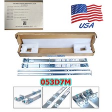 NEW Dell PowerEdge R430 R620 R630 R640 1U Static Ready Rails Kit 053D7M 53D7M US picture