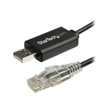 Startech ICUSBROLLOVR 6FT CISCO USB CONSOLE CABLE USB TO RJ45 ETHERNET ROLLOVER picture