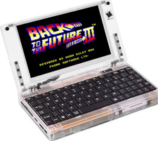 Pocket386 Retro Mini Laptop 386SX DOS Windows 3.11 8MB Clear Transparent picture
