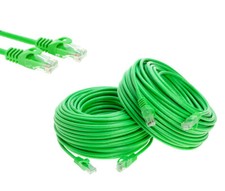 CAT6 Ethernet Patch Cord RJ45 LAN Network Cable Green 50FT- 200FT Multi-Pack LOT picture