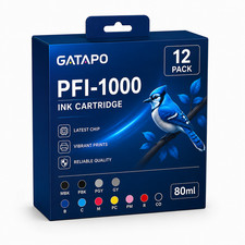 PFI 1000 Ink Cartridge  12 Color Set compatible for Canon imagePROGRAF PRO-1000 picture