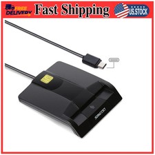 SAICOO USB-C Smart Card Reader DOD Military Common Access CAC Reader Windows Mac picture