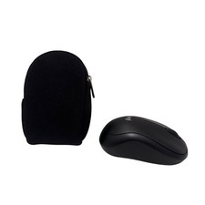Logitech M185 Wireless Optical Mouse - Black - USB Receiver & Logitech Case picture