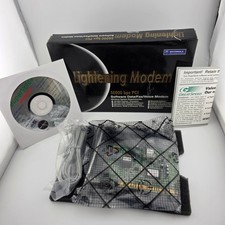 Motorola Lightening Modem PCI 56K Black New Vintage Internal Fax Voice Card picture